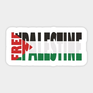 free palestine flag Sticker